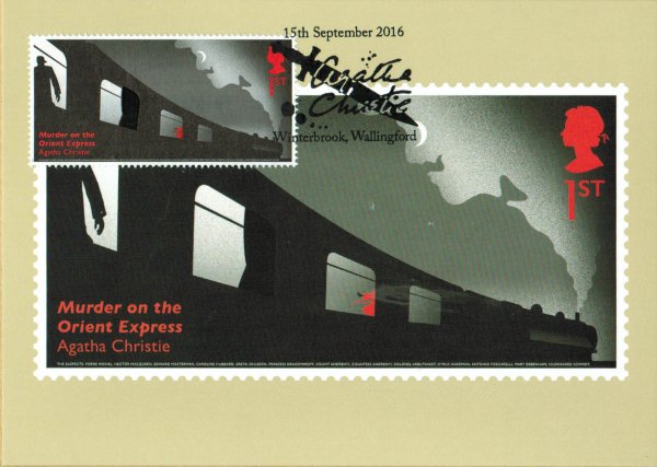 Agatha Christie FDC Stamp Cards