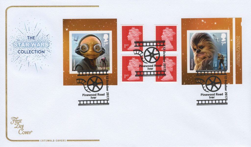 Cotswold star wars aliens retail booklet fdc