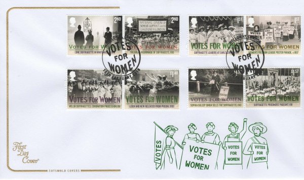 Cotswold Votes for Women FDC