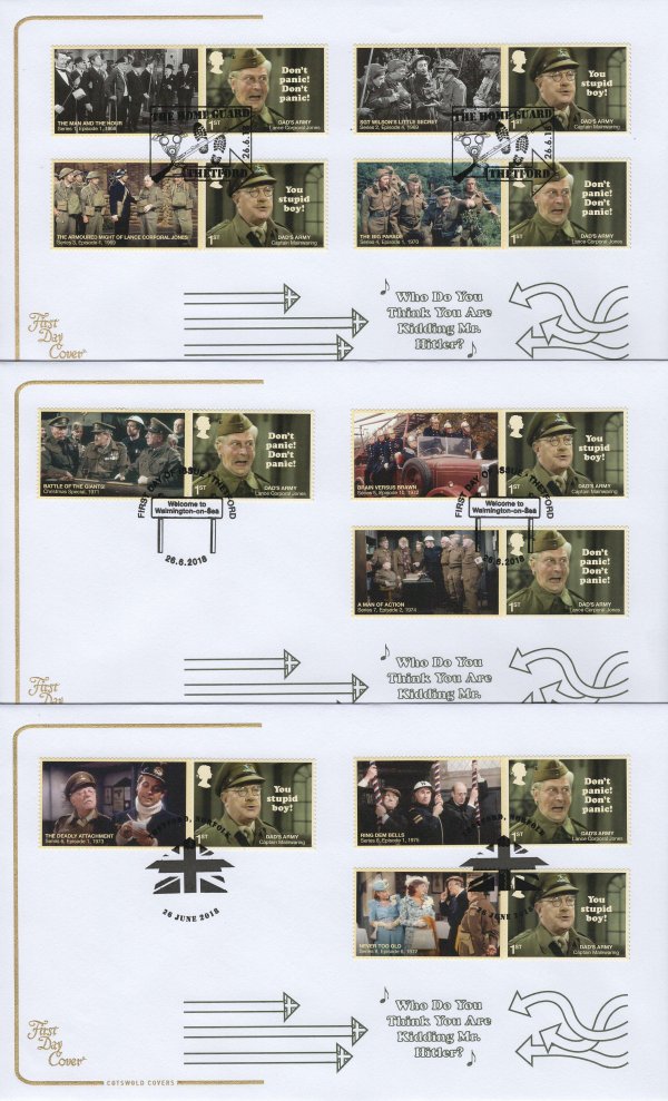 Cotswold Dad's Army Generic Sheet FDC