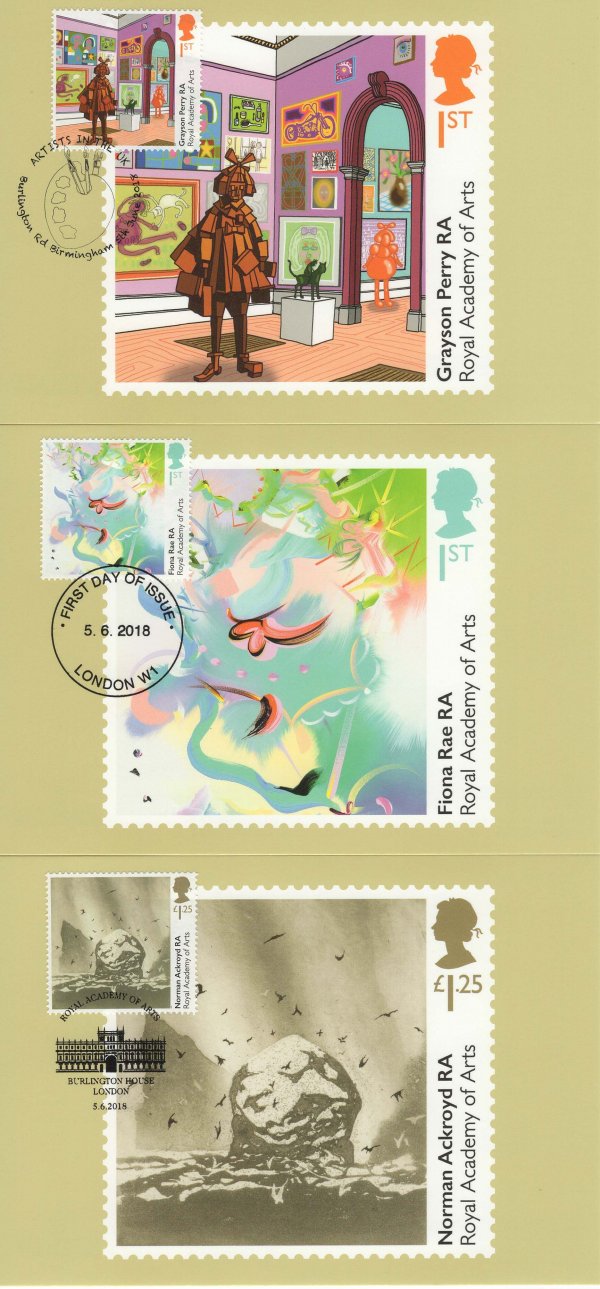 Royal Academy Stamp Cards image 1