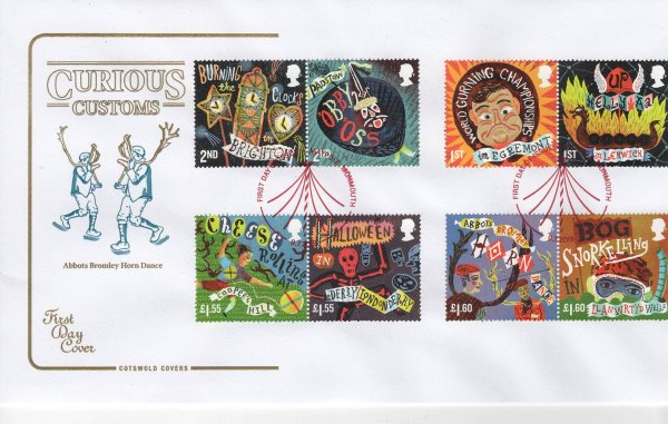 Cotswold Curious Customs FDC