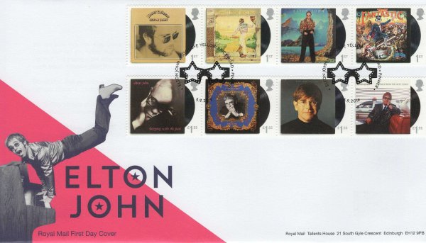 RM Elton John FDC