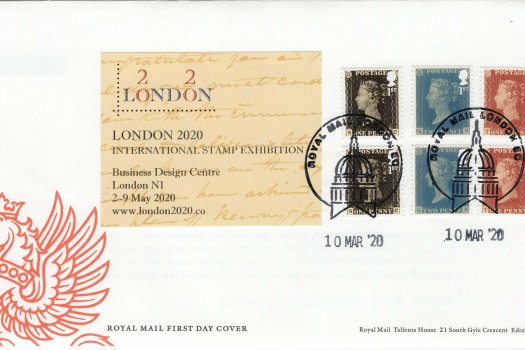 Royal Mail London 2020 Retail booklet 10th March