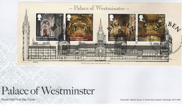 Royal Mail Palace of Westminster MS FDC