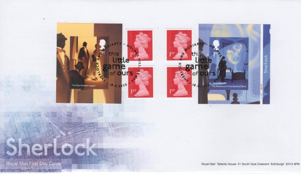 Royal Mail Sherlock Retail Booklet FDC