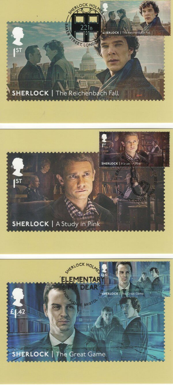 Sherlock Stamp Cards image 1