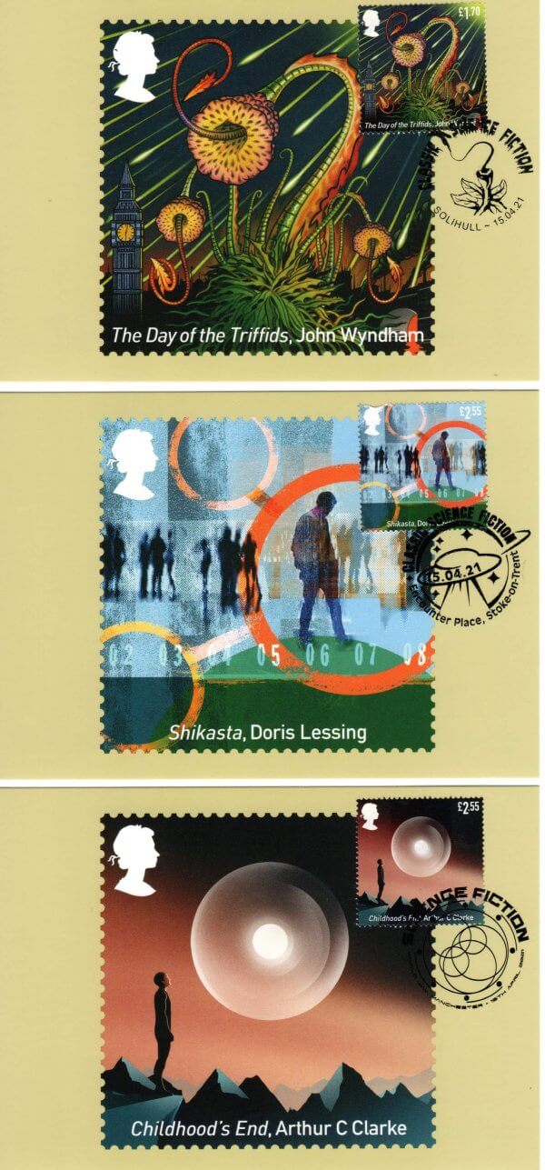 Classic Science Fiction Stamp Cards image 2