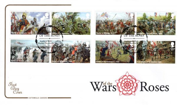Cotswold War of the Roses FDC