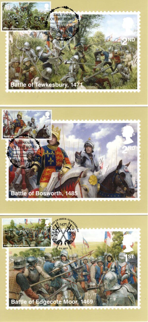 War of the Roses Stamp Cards image 1