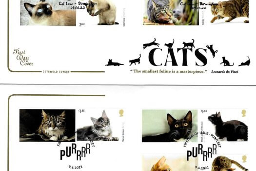 Cotswold Cats Collector's Sheet FDC image 1