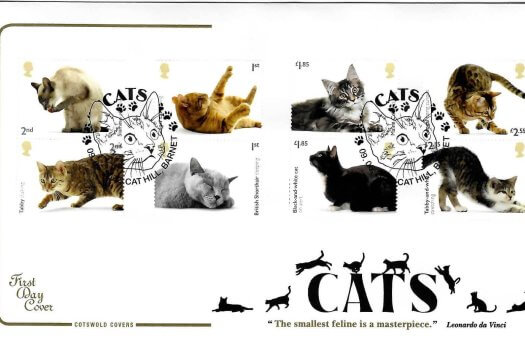 Cotswold Cats FDC