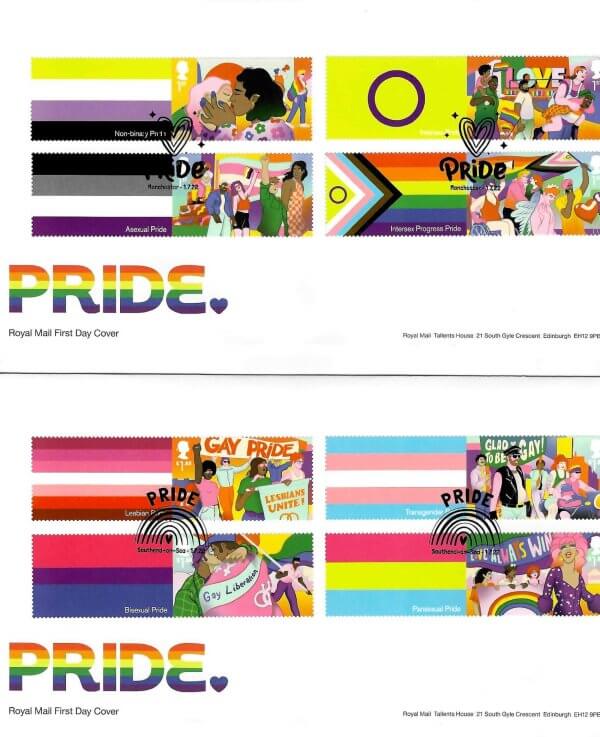 Royal Mail Pride Collector's Sheet FDC