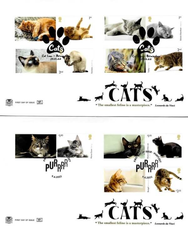 Stuart Cats Collector's Sheet FDC image 1
