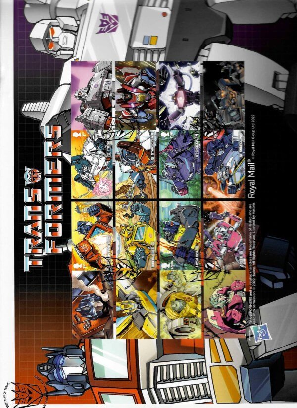 Transformers Collector's Sheet A4 FDC