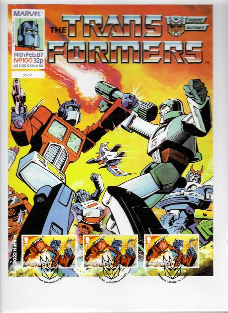 Transformers Transformers Fan Sheet Optimus Prime Cotswold & Stuart