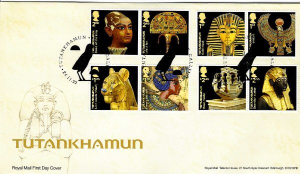 Royal Mail Tutankhamun FDC